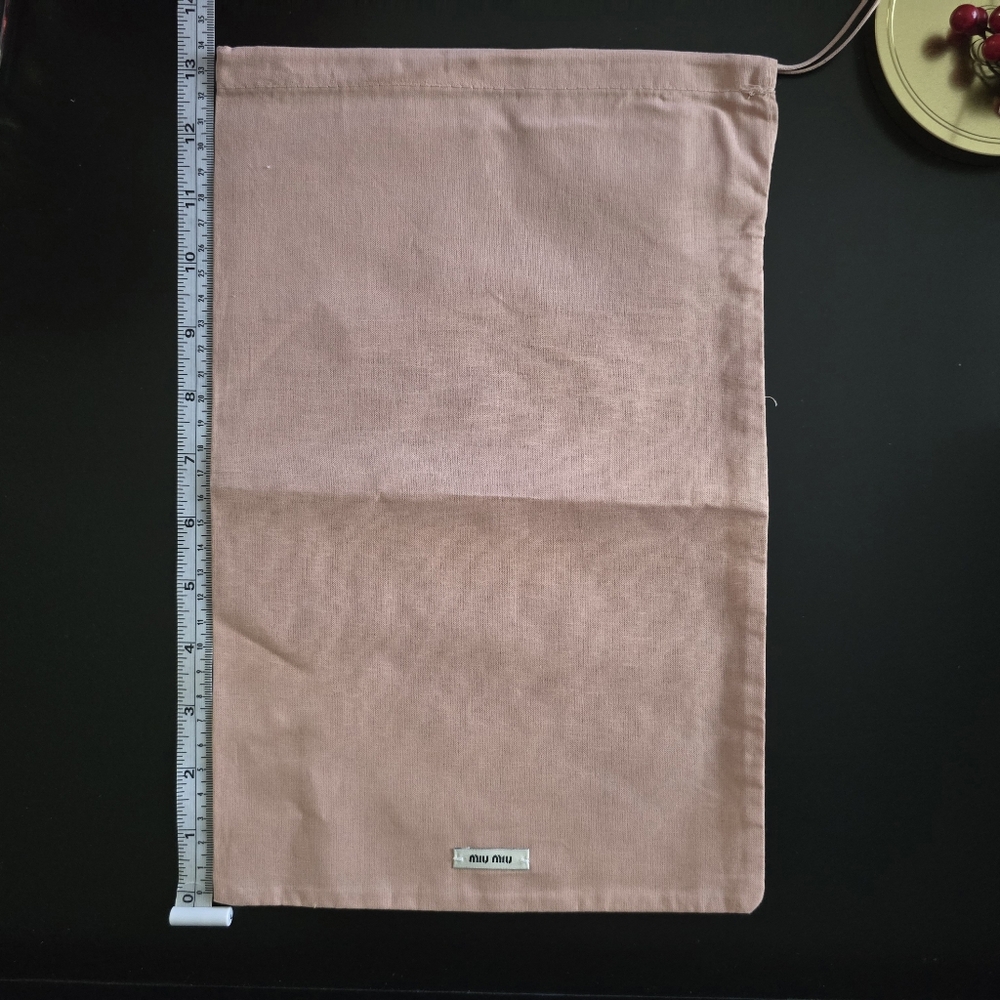 Miu Miu ligth Pink Dust Bag